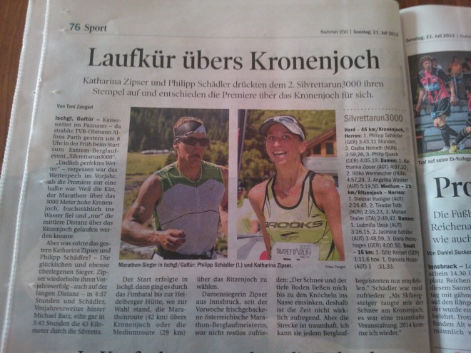 Tiroler Tageszeitung (21.07.2013)