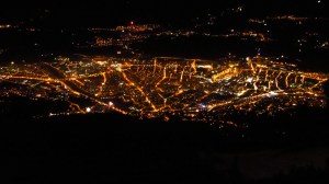 Innsbruck bei Nacht, Silvester 2013