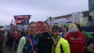Die Siegerinnen des Vienna City Halbmarathon