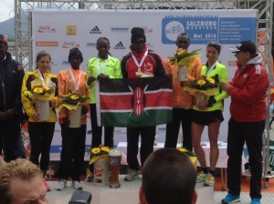 Salzburg Marathon Podium