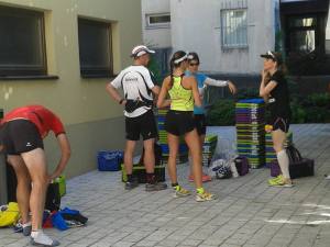 Kurz vor dem Start in die letzte Etappe ,Klostertal'