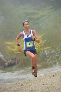 Beim Bad Häringer Steinbruch über die Zeitmessung. Copyright: Sportograf